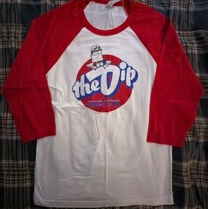 The Dip‎ baseball tee